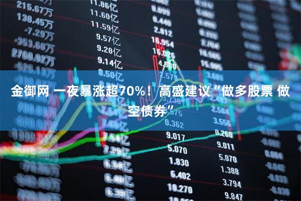 金御网 一夜暴涨超70%！高盛建议“做多股票 做空债券”