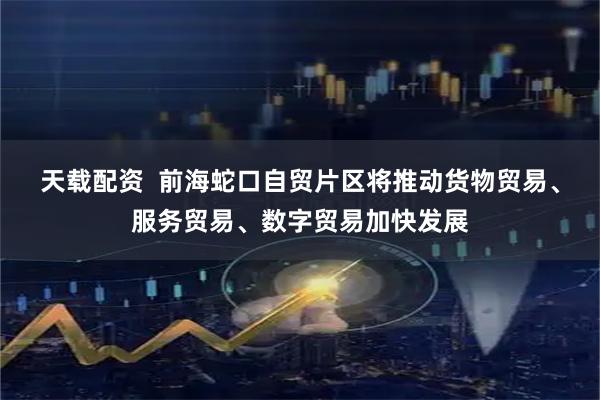 天载配资  前海蛇口自贸片区将推动货物贸易、服务贸易、数字贸易加快发展
